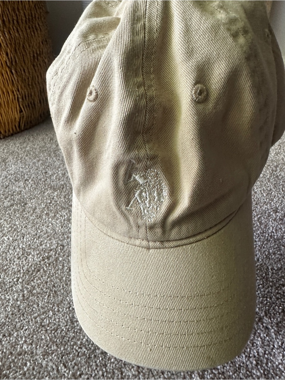 U.S. Polo Assn. Khaki Cotton Baseball Cap